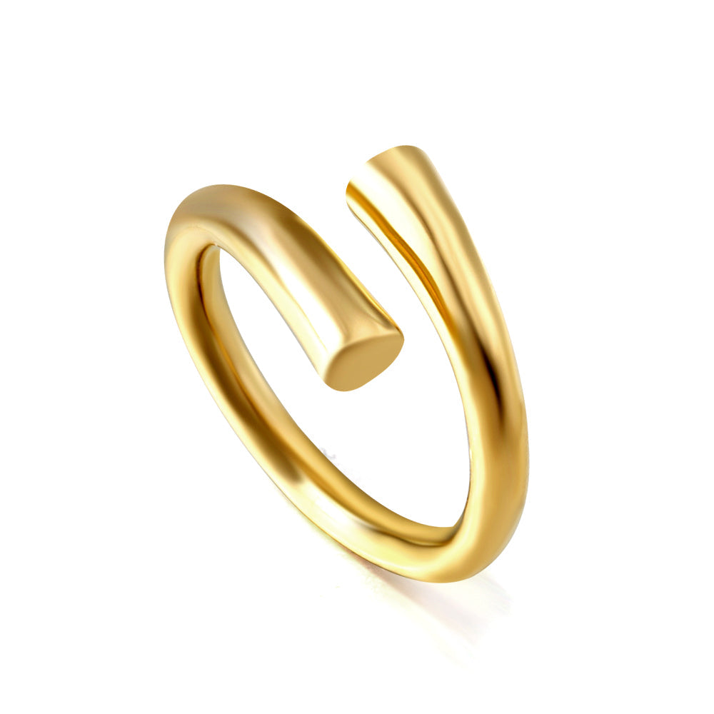 Latest Trends Fashion Minimalist Rings 18K Gold Plated Rings asonjewelry
